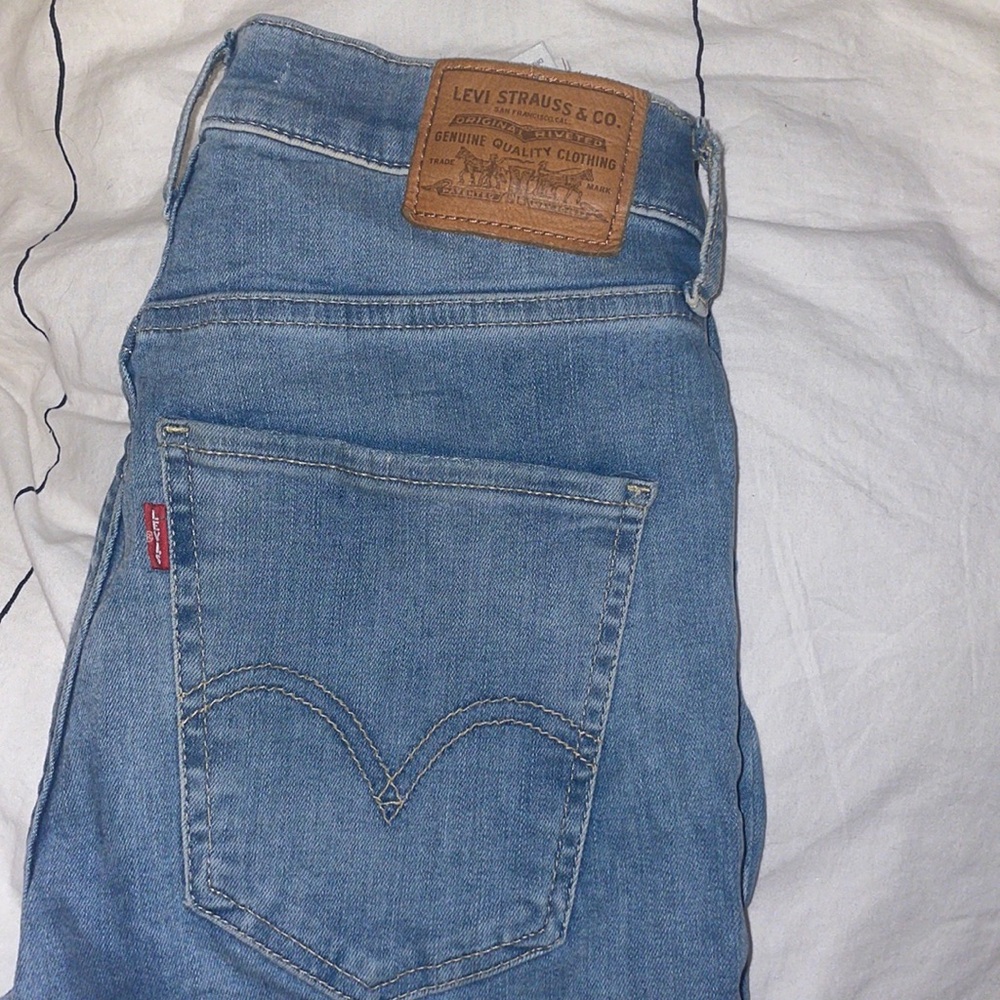 Levi's Skinny Jeans in Light Blue Denim